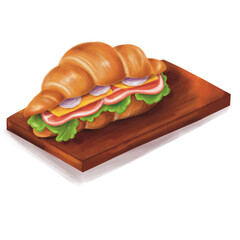 Croisant Sandwich Delicious