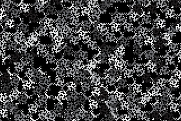 Digital pixel vector background. Square Camo pattern Vectors.