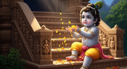 Baby krishna bal krishna krishna janmashtami hindu god mythology hinduism india