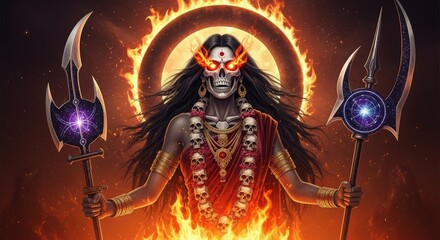 Kali goddess hinduism shiva deity mythology divine hindu indian religion art