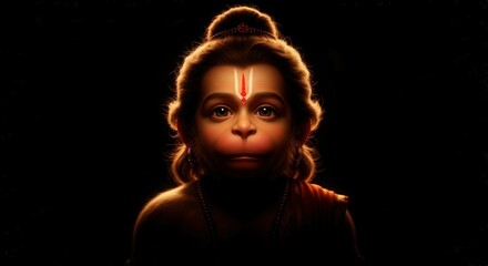 Hanuman hindu god hinduism mythology indian deity divine power religious art