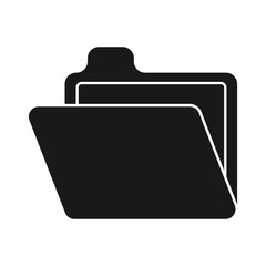 simple folder icon illustration design