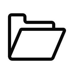 simple folder icon illustration design