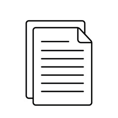 unique simple document icon