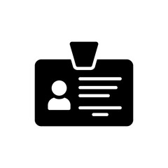 Verify ID Badge Icon for Identity Verification and Authentication