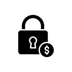 Secure Payment Padlock Icon Representing Safe Online Transactions