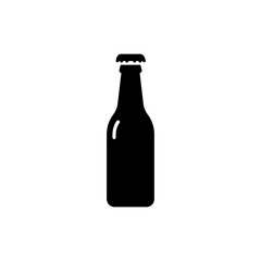 Beer Bottle with Opened Cap Icon Design