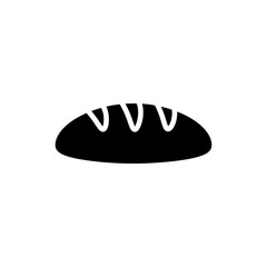 Simple Line Design of a Bread Loaf Icon