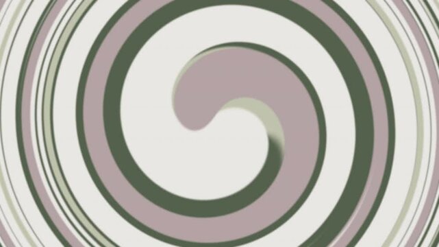 Spirale abstraite en tons de gris et vert