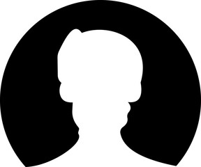 User avatars icon male and female human profile face icons. blank person Unknown anonymous person. Suitable for social media profiles, screensavers and as a template. on transparent background