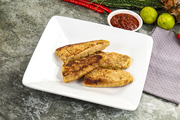 Indian chiken kebab minced meat