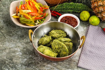 Indian cuisine - Mint chicken tikka