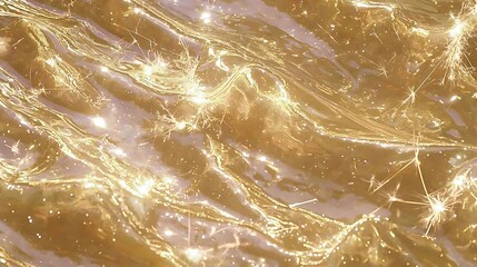 Fiery heat waves glowing brightly over desert terrain, sparks flying through the heated air in a relentless scorching sunlight setting