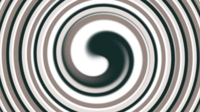 Spirale hypnotique en tons de gris