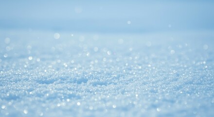 Obraz premium Sparkling Snow Texture Background in Winter