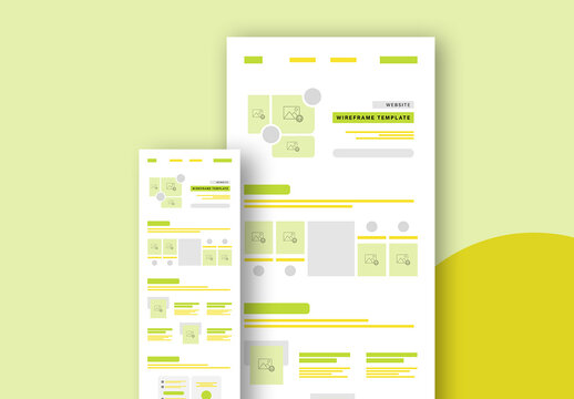 Wireframe Template Layout