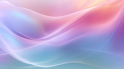 Obraz premium flowing waves, woven from shifting gradients of color,