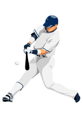 Fototapeta premium プロ野球選手のバッター