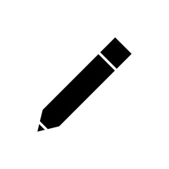 Pencil icon symbol for apps and websites. pen sign and symbol. edit icon vector