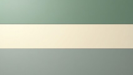 Abstract Color Block Background with Green, Cream, and Gray Tones