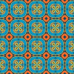 ethnic cultural pattern collection, ikat knitting texture seamless set for apparel, hand-painted tribal textile background