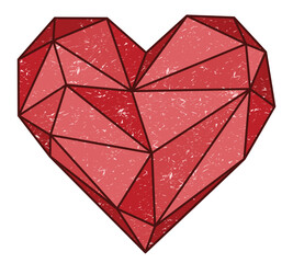 The red gemstone heart symbol.
