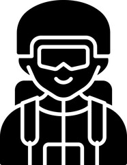 SKy diver icon