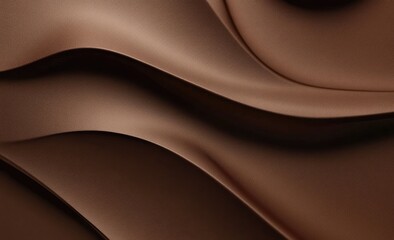 Abstract brown wavy folds