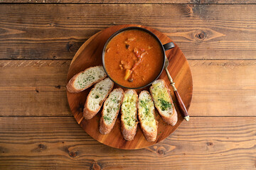 スパイスカレーとバケット