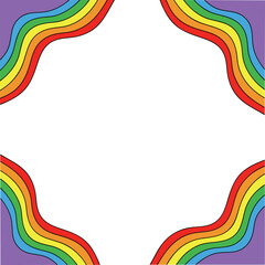 A abstract colorful background design in rainbow colors 