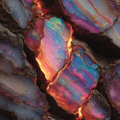 Colorful agate stones showcasing stunning patterns and textures.