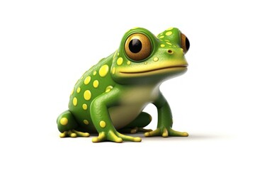 Obraz premium Frog amphibian wildlife cartoon.