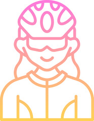 Cyclist icon