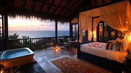 Romantic Ocean View Suite: Luxury Getaway