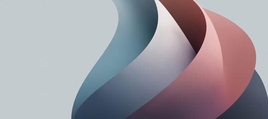 Stylish Abstract Business Background With Flowing Shapes