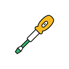 Electric Screwdriver Icon vector stock illustration