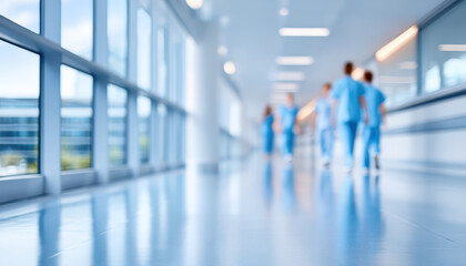 Professional medical team of surgeons and nursing staff work together hospital clinic providing health care and surgical practice with trust