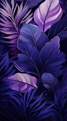 Simple abstract leaf patterns background purple backgrounds plant.