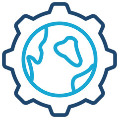 Earth Gear Icon