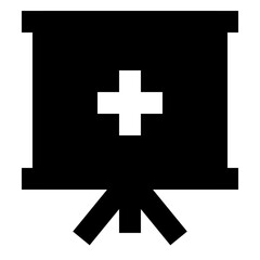 Obraz premium education solid icon set