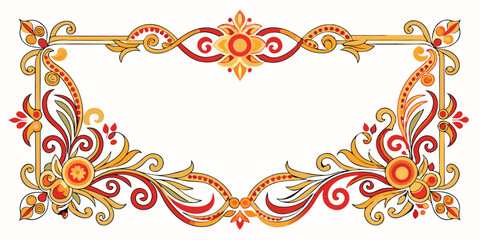 decorative frame with ornament