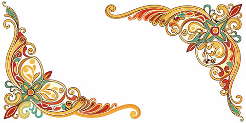 abstract floral background with Decoration