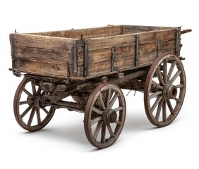Fototapeta premium Antique Wooden Cart (1)