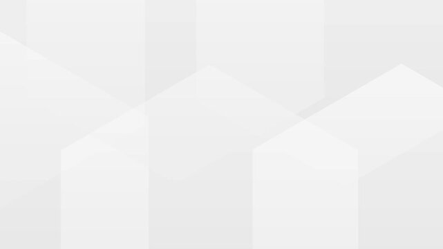 Corporate white hi-tech low poly corporate motion 4k background seamless looping