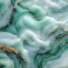 Abstract green and white agate stone texture, natural mineral background.