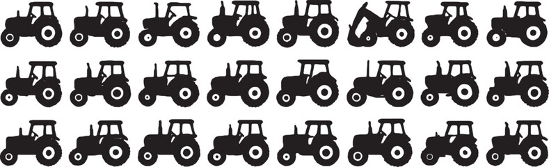 tractor silhouette