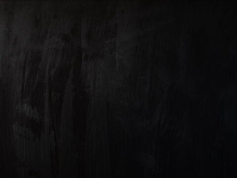 Fototapeta Moody Abstract Art: Dark Grunge Texture with Rough Brush Strokes