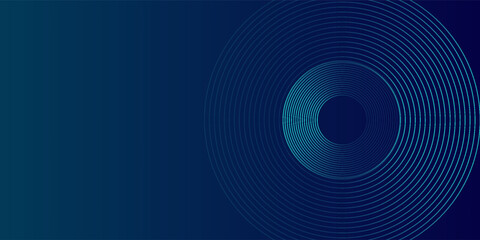 Circles Lines round frame, dynamic vector AI Technology science music concept lines.