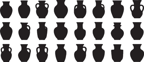 silhouette boho vase