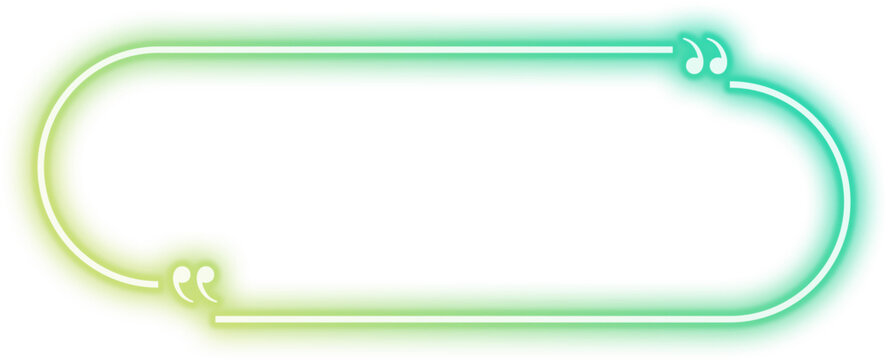 Neon Quate Banner